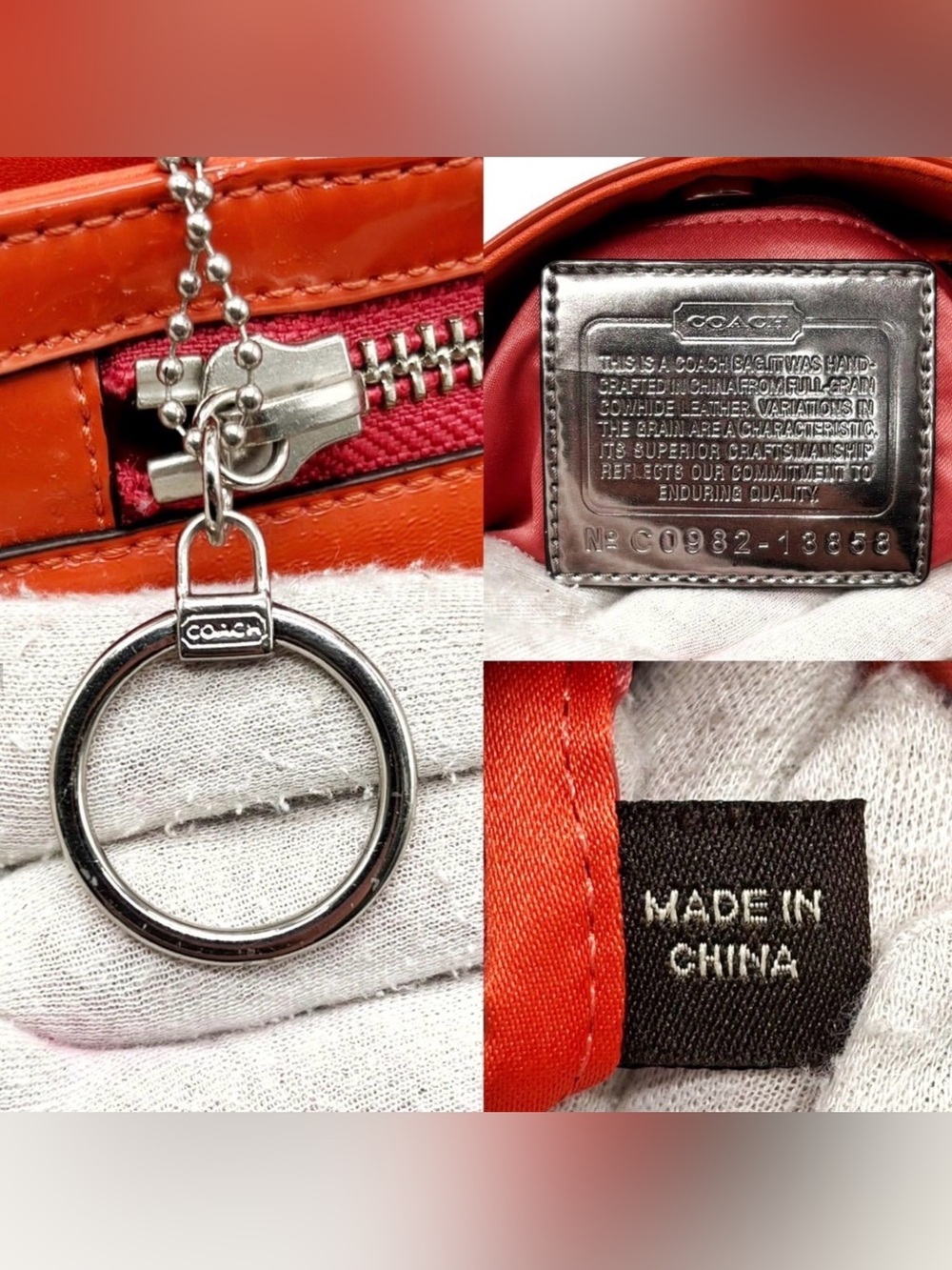 Coach RARE Bonnie Cashin Poppy Kisslock Satchel EUC - Picture 9 of 10